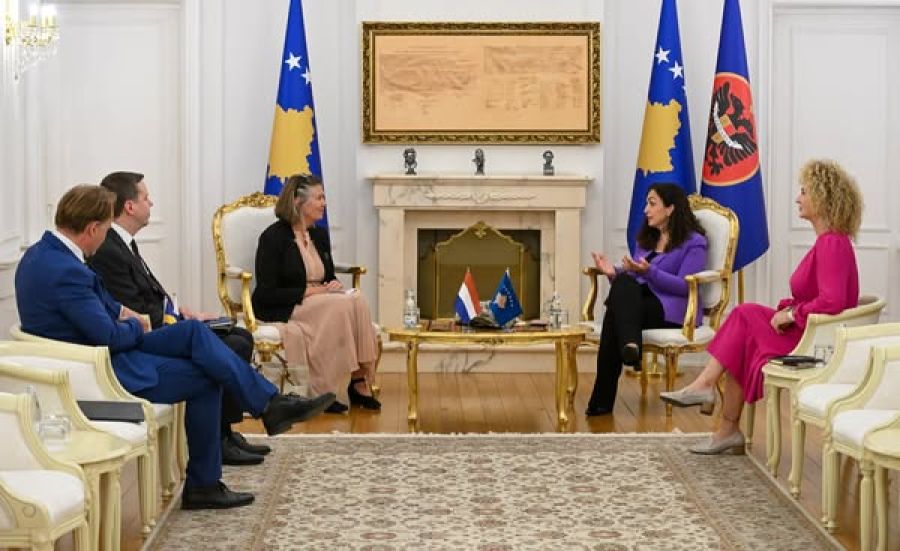 Osmani, Hollanda, Finlandiya ve İsveç Büyükelçilerini Kabul Etti