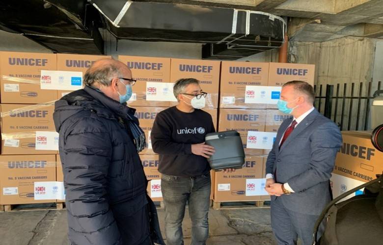 UNICEF, İngiltere Büyükelçiliği ve Lüksemburg Hükümeti’nden Kosova’ya Yardım