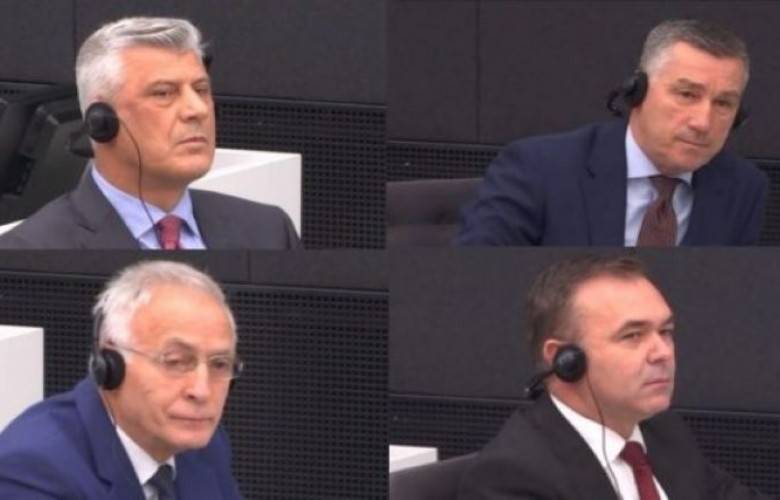 Thaçi, Veseli,  Selimi ve Krasniqi, Perşembe Üçüncü Kez Hakimler Karşısında