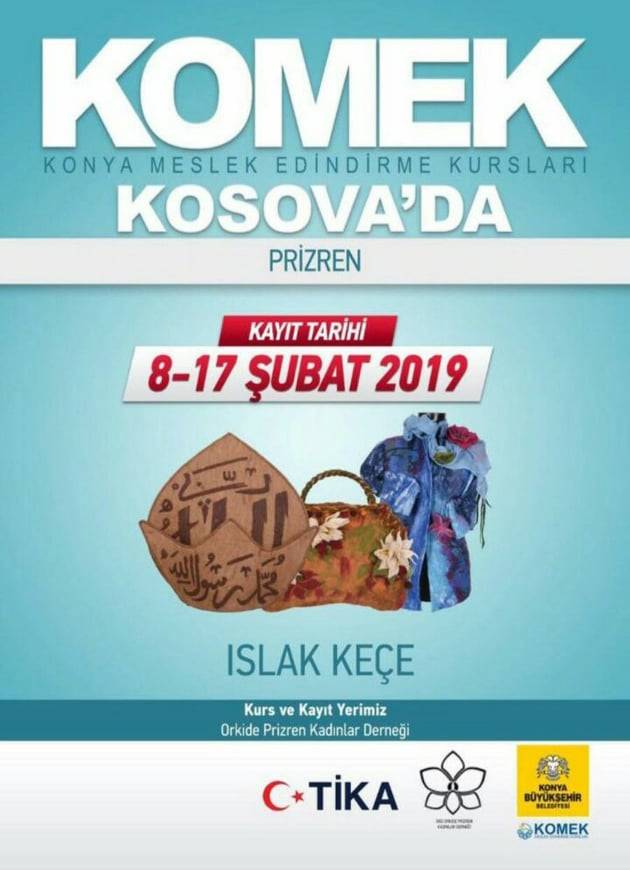 Orkide Kadınlar Derneğinde “Islak Keçe Kursu” Başlıyor