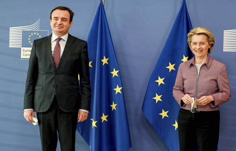 Kurti, Aşı Yardımlarından Dolayı Von Leyen’e Teşekkür Etti