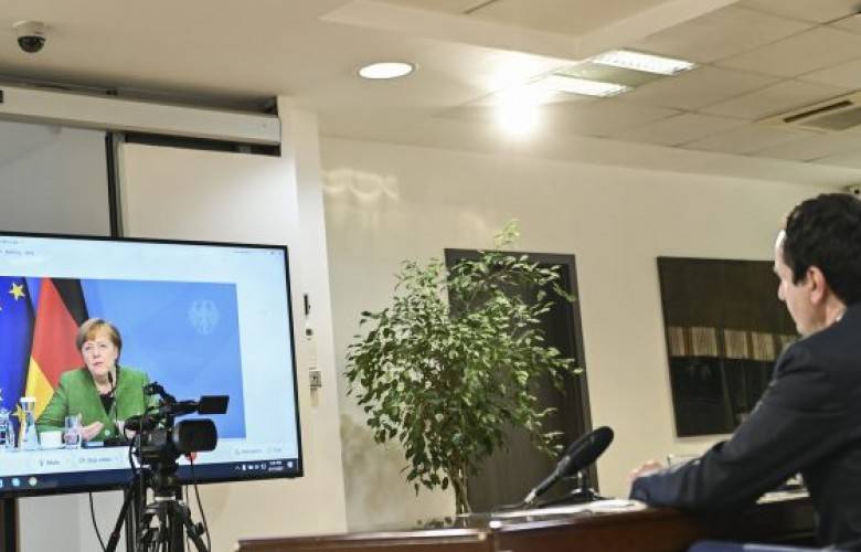 Kurti ve Merkel; Diyalog, Aşı ve Yatırımları Konuştu