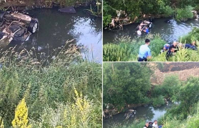 Otomobil Morava Nehrine Düştü, Bilanço: 1 Ölü, 3 Yaralı