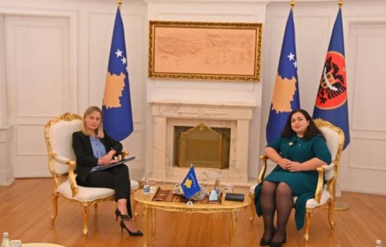 Osmani,  Anayasa Mahkemesi Başkanını Kabul Etti