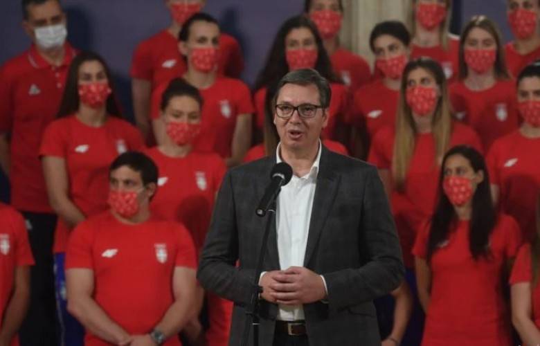 Vuçiç,  Sırp Sporcuların Kosovalı Sporcularla Yarışlarını Destekliyor