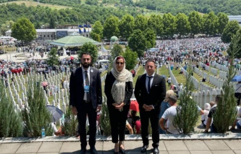 Başbakan Yardımcı ve Bakanlar Srebrenitsa Anı Merkezi’nde