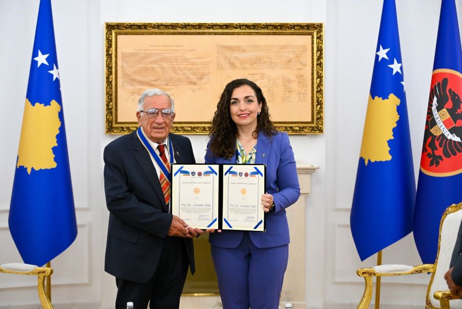 Prof. Dr. Nimetullah Hafız’a Cumhurbaşkanlığı Liyakat Madalyası Takdim Edildi