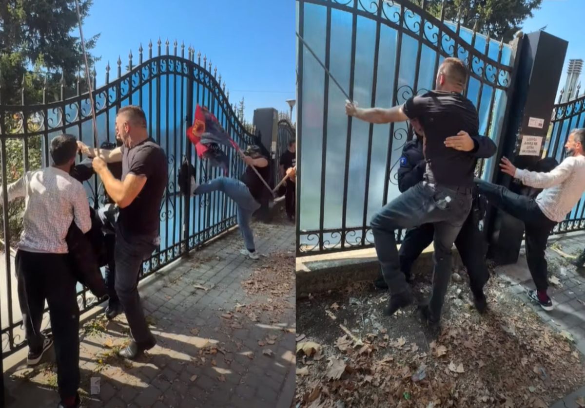 Lahey Kararının Ardından  EULEX Önünde Protesto