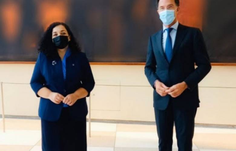 Cumhurbaşkanı Osmani, Hollanda Başbakanı’yla Görüştü