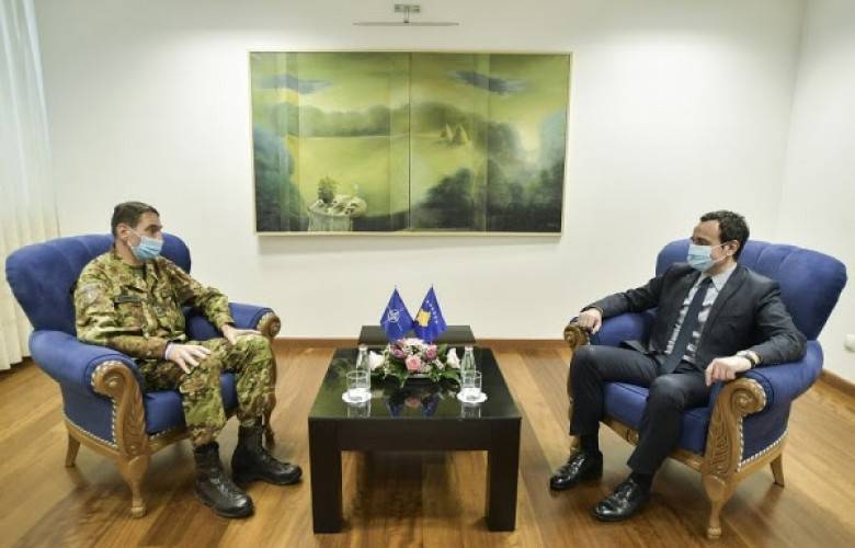 Kurti, KFOR Komutanıyla Veda Görüşmesinde Bulundu