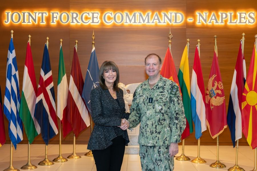 Eski Cumhurbaşkanı Jahjaga, NATO’nun En Büyük Komutanlığında