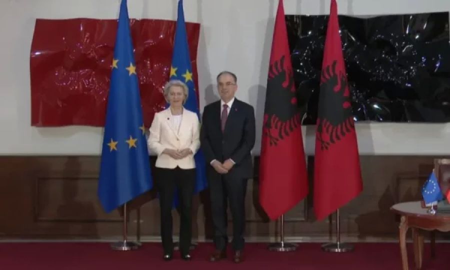 Von der Leyen Arnavutluk’ta, Çarşamba Kosova’ya Gelecek