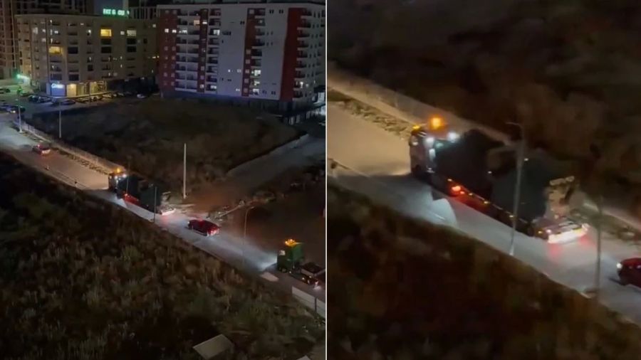 Prizren'de Türk Ordusuna Ait Topçu Araçları Görüldü