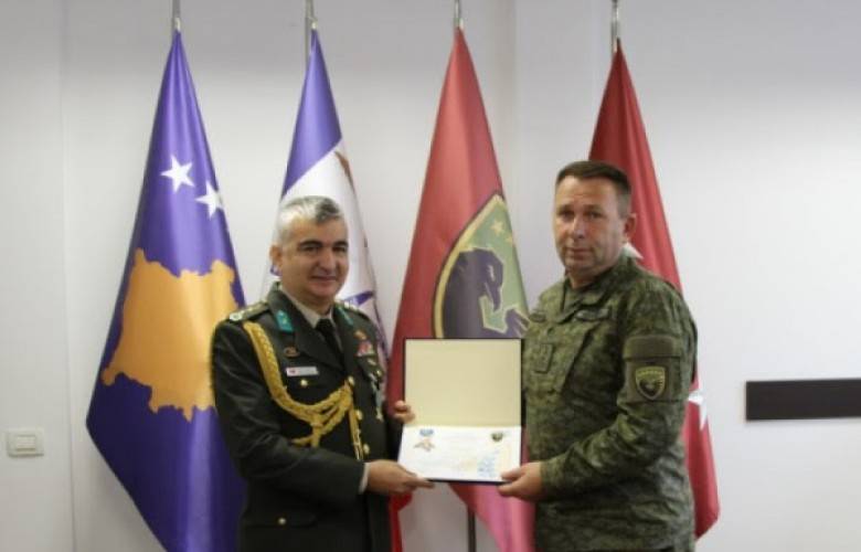 Rama, Veda Görüşmesinde Türk Savunma Ataşesini Kabul Etti