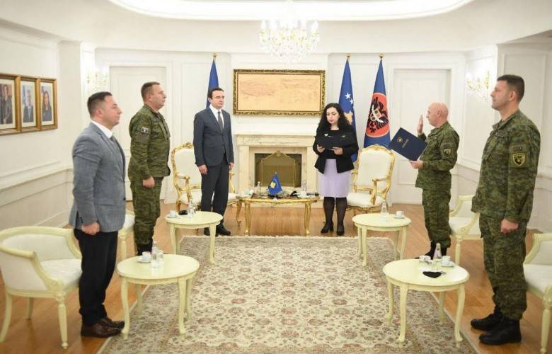 Cumhurbaşkanı Osmani, KGG Komutanı Görevine Tümgeneral Bashkim Jashari'yi Atadı