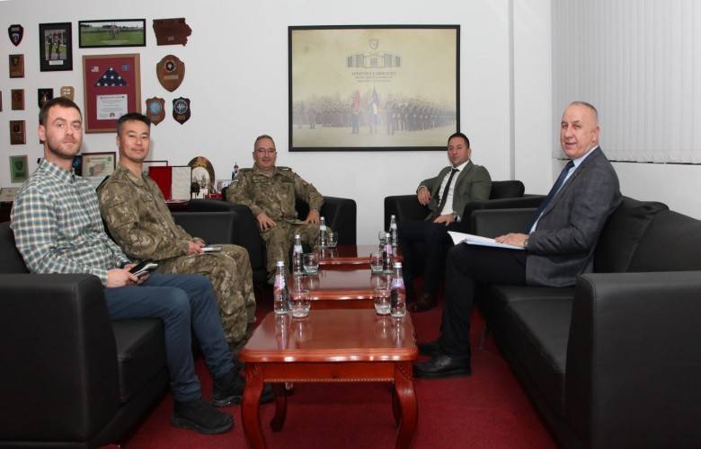 Mehaj, Yeni Türk Temsil Heyet Başkanı Albay Fatih Cansız'ı Kabul Etti