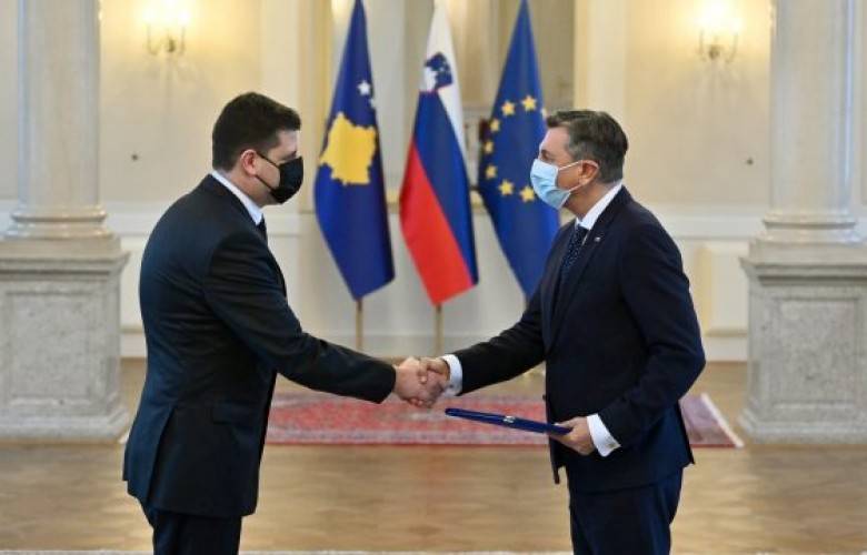 Büyükelçi Sadiku Slovenya Başkanı Pahor’a Güven Mektubunu Teslim Etti