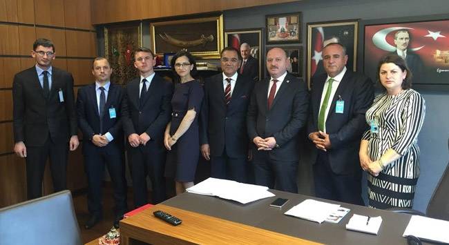 Kosovalı Heyetten Metin Gündoğdu'ya Ziyaret