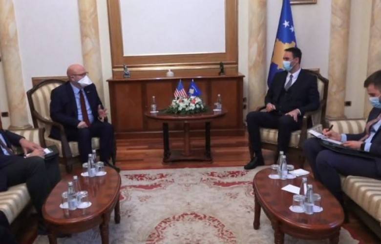 Konjufca, ABD Büyükelçisini Kabul Etti
