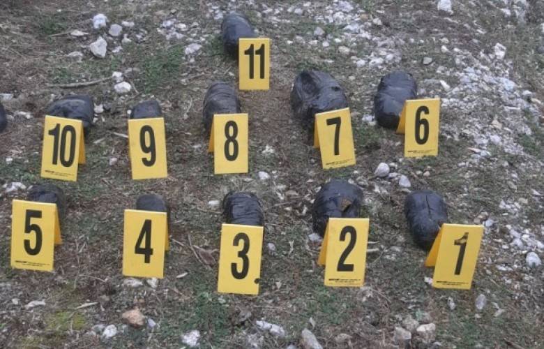 Taşların Altına Gizlenmiş 6 Kg Uyuşturucu Bulundu