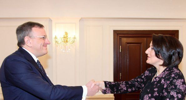 Jahjaga İtalya Büyükelçisini Kabul Etti