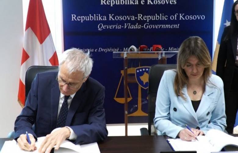 Kosova ve İsviçre Karşılıklı Hukuk Yardımı Anlaşmasını İmzaladı