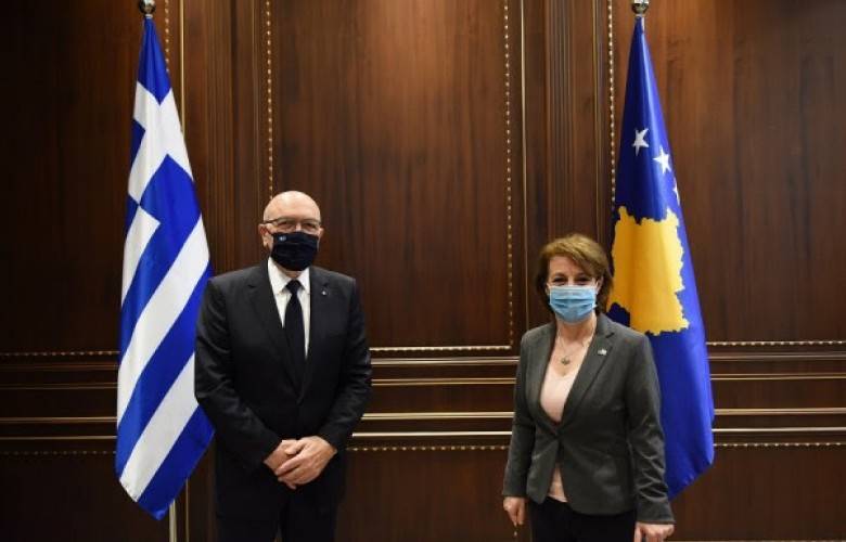 Kosova-Yunanistan İlişkilerinin Derinleştirilmesi Ele Alındı