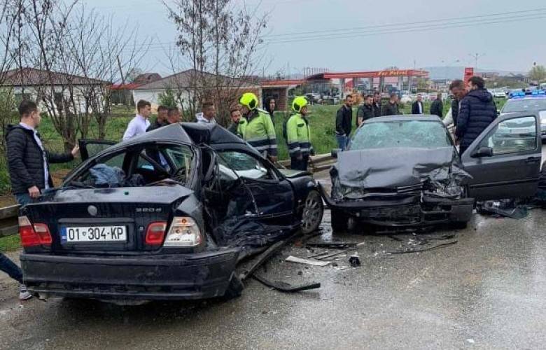 Drenas’ta Ağır Trafik Kazası-2 Ölü