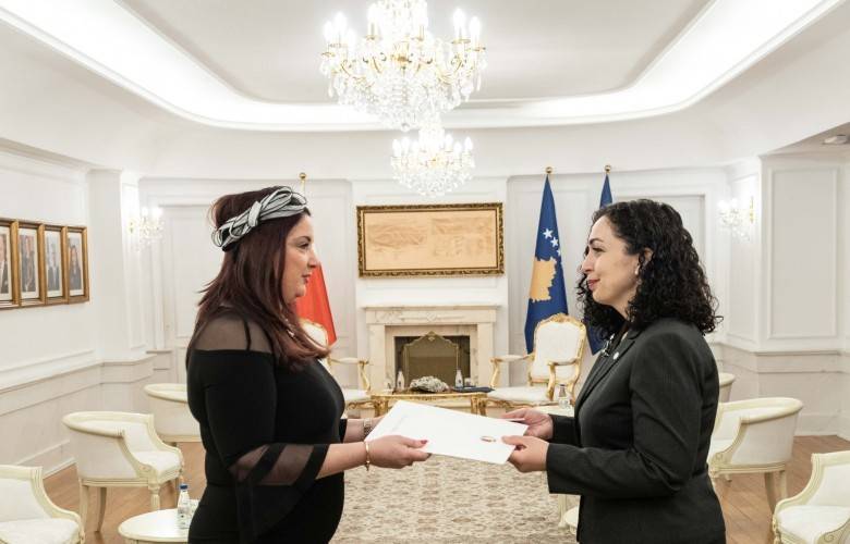 Malta Büyükelçisi’nden Cumhurbaşkanı Osmani’ye Güven Mektubu