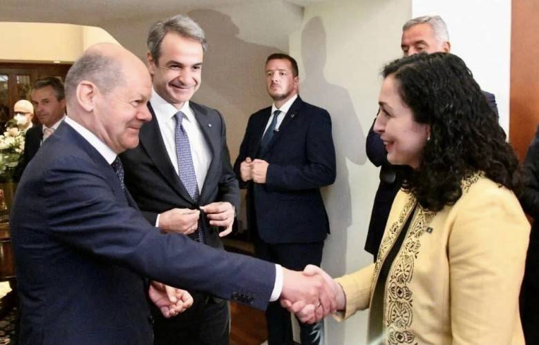 Osmani, Scholz’la Atina’da Görüştü