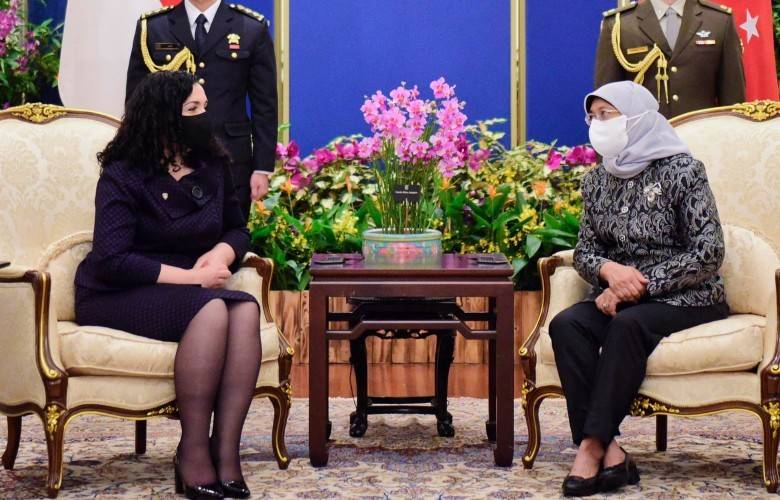 Osmani Singapur’da Mevkidaşı Tarafından Kabul Edildi