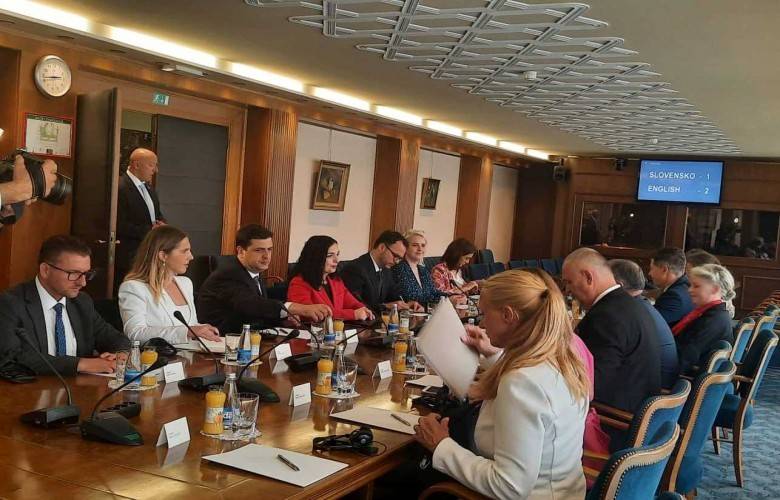 Osmani, Sloven Ulusal Meclisi’nde de Ağırlandı