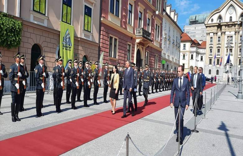 Cumhurbaşkanı Osmani, Slovenya’da