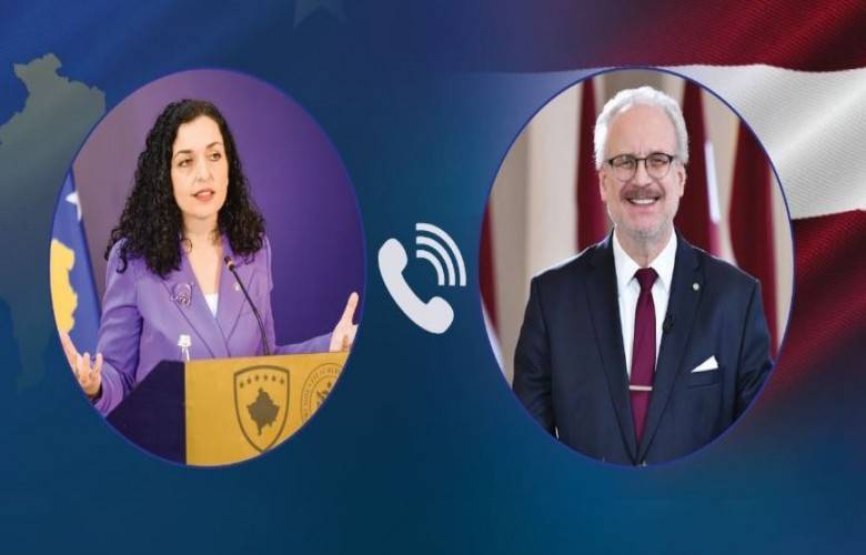 Osmani, Letonya Başkanıyla Kosova İçin Vizenin Kaldırılmasını Görüştü