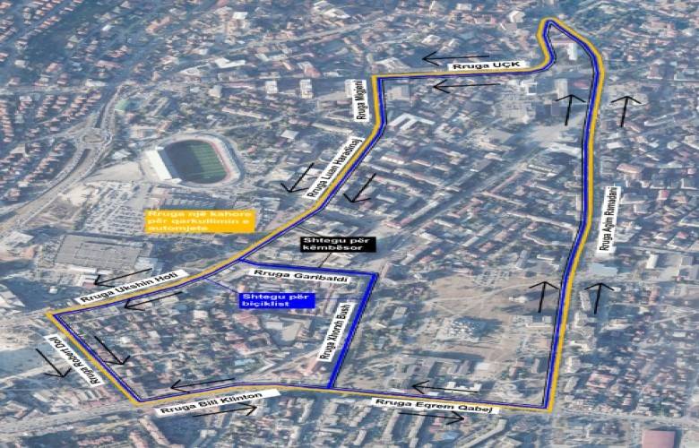 Tek Yönlü Yol, Priştine'nin Merkezi Halka Yolu Yarın Test Ediliyor