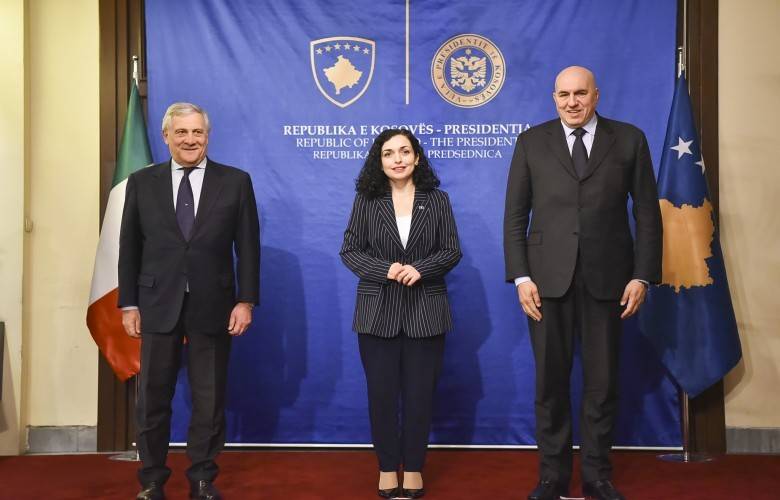 Osmani, İtalyan Bakanlarla Son Gelişmeleri ve Diyalogu Görüştü