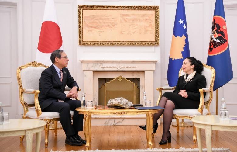 Osmani, Japonya’nın Yeni Büyükelçisinden Güven Mektubunu Kabul Etti