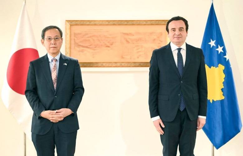 Kurti, Japonya’nın Yeni Kosova Büyükelçisini Karşıladı