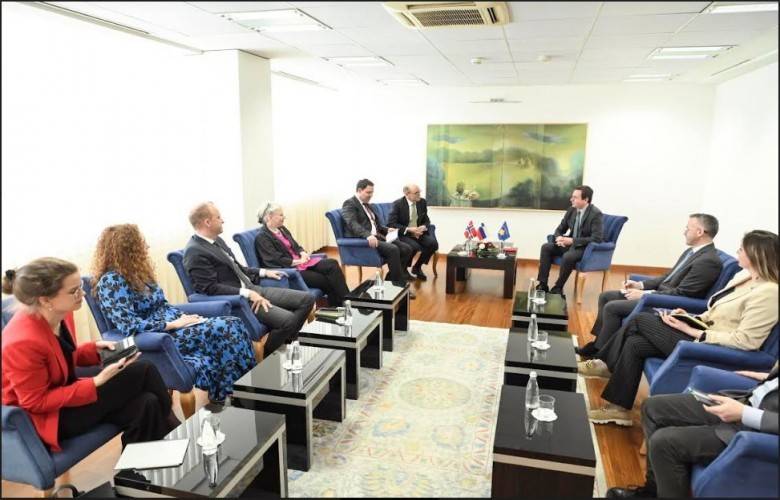 Kurti, Norveç ve Slovenya’nın Özel Temsilcilerini Kabul Etti