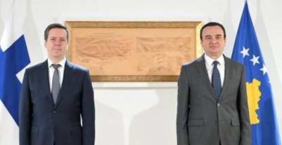 Kurti, Finlandiya Büyükelçisi ile Görüştü