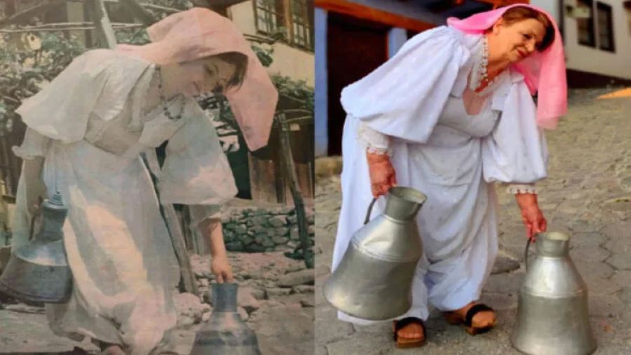 Balkanların İkonik Türk Kızı, 60 Yıl Sonra Aynı Yerde Aynı Pozu Verdi