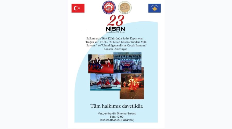 Doğru Yol Derneği’nden 23 Nisan Konseri