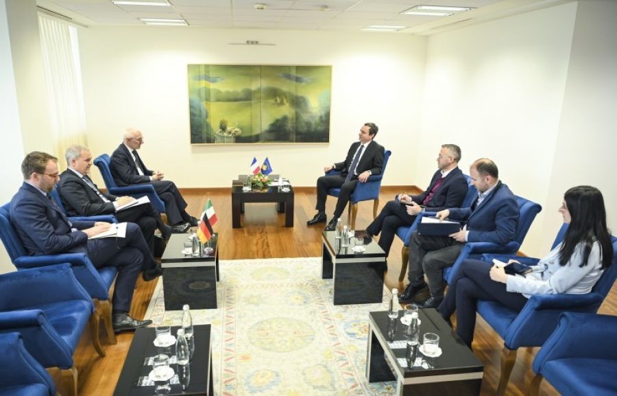 Kurti, Fransa, İtalya ve Almanya Diplomatlarıyla Görüştü