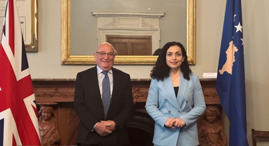 Osmani, Londra’da Peach ile Görüştü