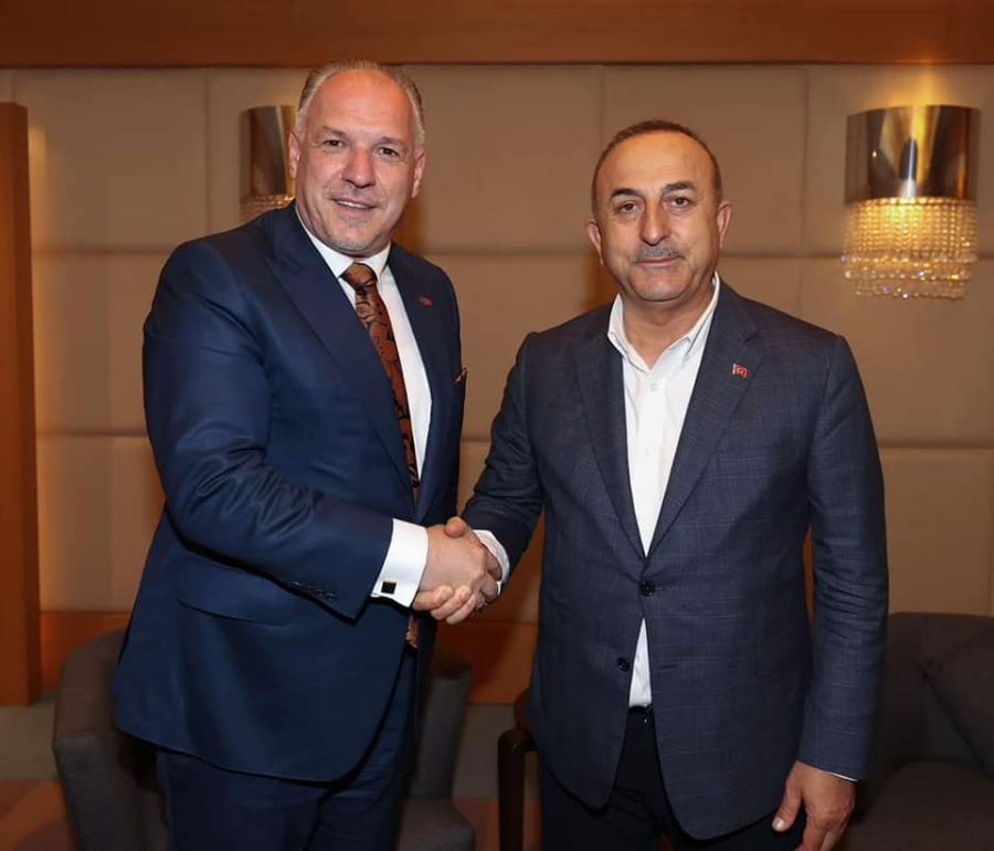 Bakan Damka, T.C. Dışişleri Bakanı Mevlüt Çavuşoğlu ile Görüştü