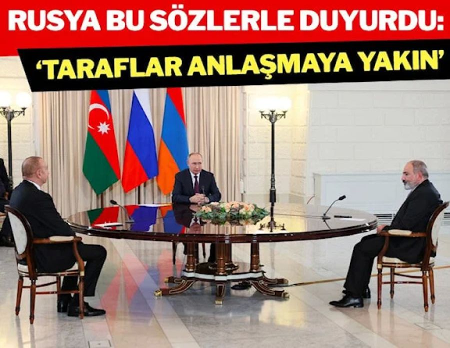 Rusya: Azerbaycan ile Ermenistan barış anlaşması konusunda ortak anlayışa yakınlaştı