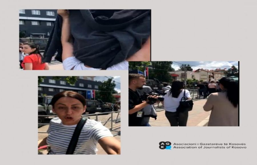 AGK: Leposaviç'te Gazetecilere Sert Cisimlerle Saldırılar