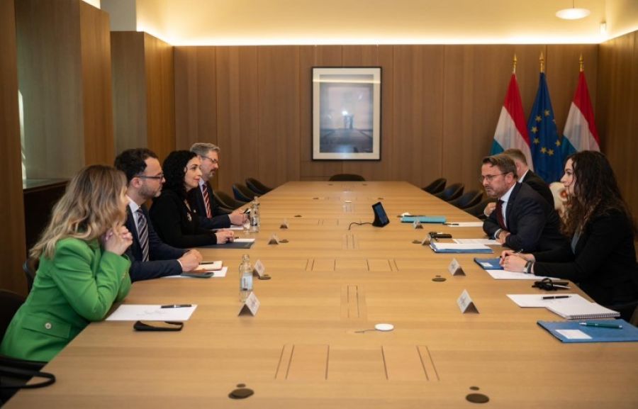 Osmani ve Bettel Kosova’da Siyasi ve Güvenlik Durumu Görüştü
