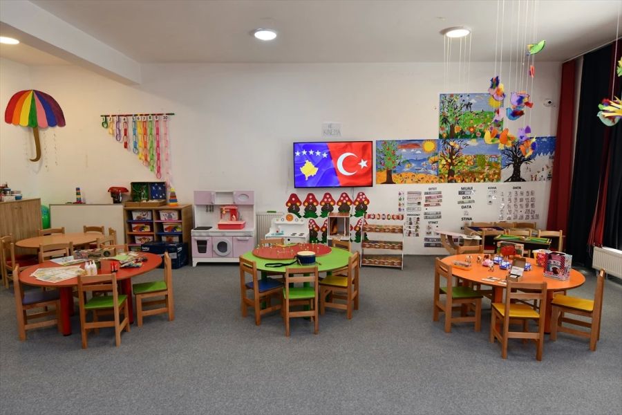 Kosova'da Türk Temsil Heyeti Tarafından Kreş Yenileme Projesi Tamamlandı