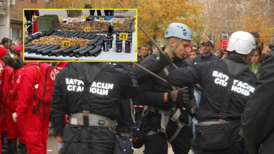 Zveçan'da Ele Geçirilen Silahlar ‘Kuzey Tugayı’ ve ‘Sivil Savunma’ İçindi